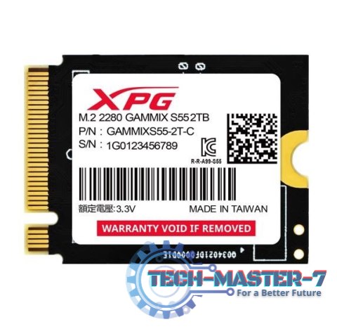 Dysk SSD XPG GAMMIX S55 2TB PCIe 4x4 5/3.2GB/s M2230