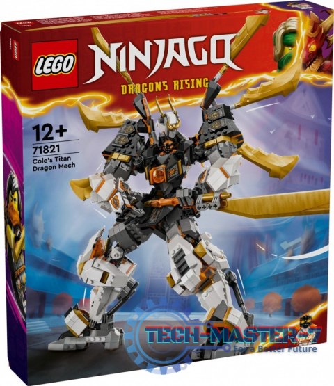 Klocki Ninjago 71821 Tytanowy smok-mech Cole'a Klocki Ninjago 71821 Tytanowy smok-mech Cole'a