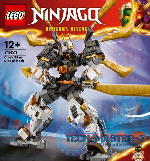 Klocki Ninjago 71821 Tytanowy smok-mech Cole'a Klocki Ninjago 71821 Tytanowy smok-mech Cole'a