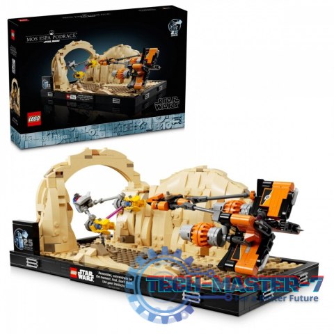 Klocki Star Wars 75380 Diorama: Wyścig ścigaczy w Mos Espa Klocki Star Wars 75380 Diorama: Wyścig ścigaczy w Mos Espa