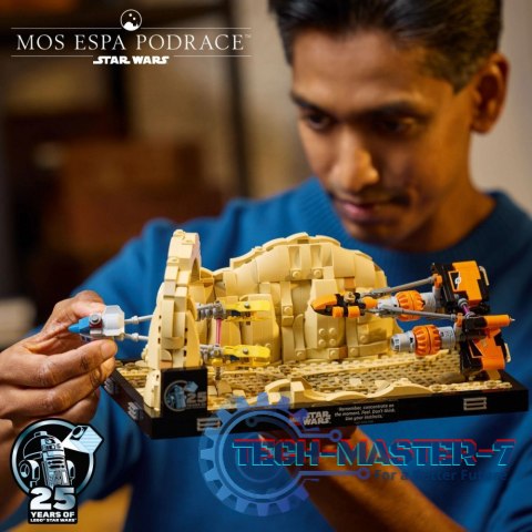 Klocki Star Wars 75380 Diorama: Wyścig ścigaczy w Mos Espa Klocki Star Wars 75380 Diorama: Wyścig ścigaczy w Mos Espa