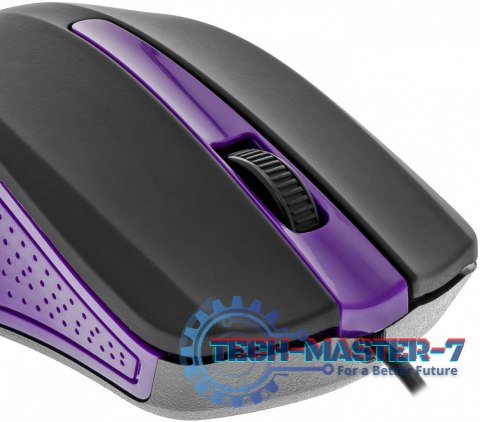 Mysz przewodowa USB, 3 przyciski, gumowana powierzchnia Mysz przewodowa USB, 3 przyciski, gumowana powierzchnia