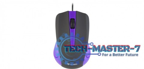 Mysz przewodowa USB, 3 przyciski, gumowana powierzchnia Mysz przewodowa USB, 3 przyciski, gumowana powierzchnia