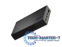 Powerbank PowerPlay 20S Czarny 20000mAh 22,5W 3x USB-C 1x USB-A