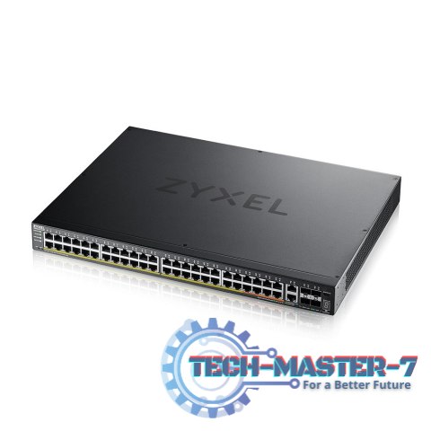 Przełącznik zarządzalny XGS2220-54HP-EU0101F L3 600W PoE, 40xPoE+/10xPoE++, 48x1G RJ45 2x10mG RJ45, 4x10G SFP+ Przełącznik zarządzalny XGS2220-54HP-EU0101F L3 600W PoE, 40xPoE+/10xPoE++, 48x1G RJ45 2x10mG RJ45, 4x10G SFP+