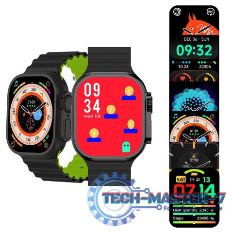 Smartwatch FUSION monitorowanie zdrowia MT872 Smartwatch FUSION monitorowanie zdrowia MT872